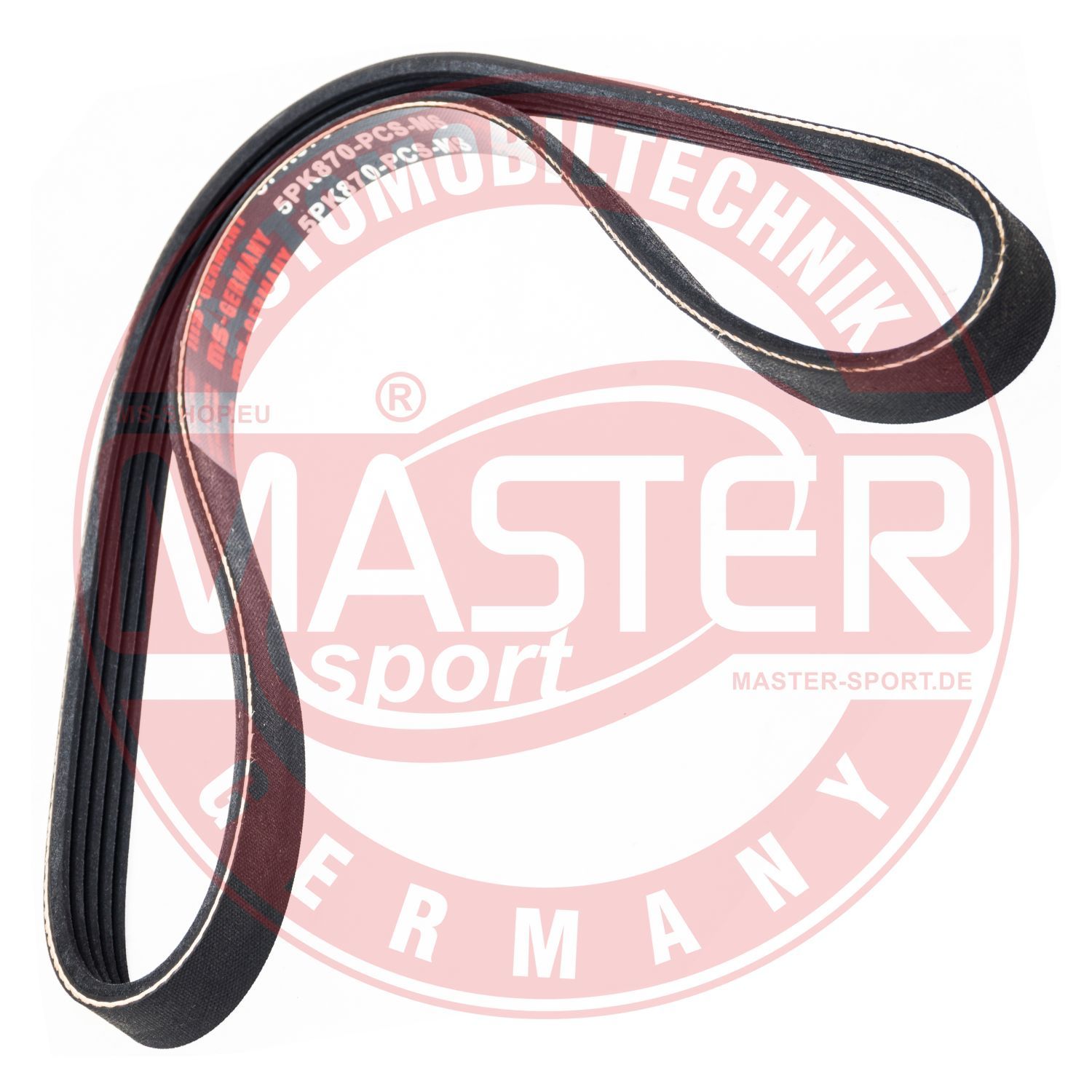 Pasek klinowy wielorowkowy MASTER-SPORT GERMANY 5PK870-PCS-MS