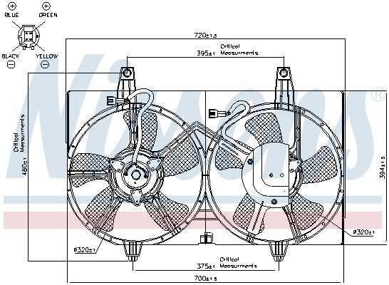 Ventilateur, refroidissement du moteur