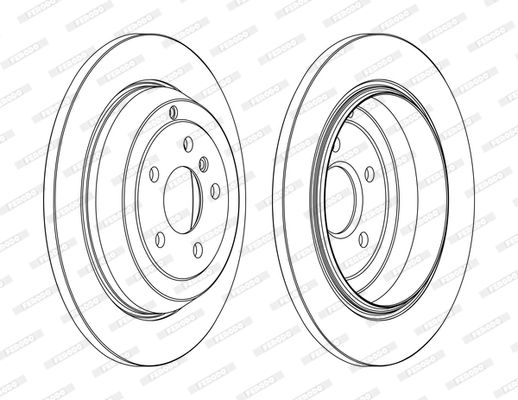 Tarcza hamulcowa FERODO DDF1530C