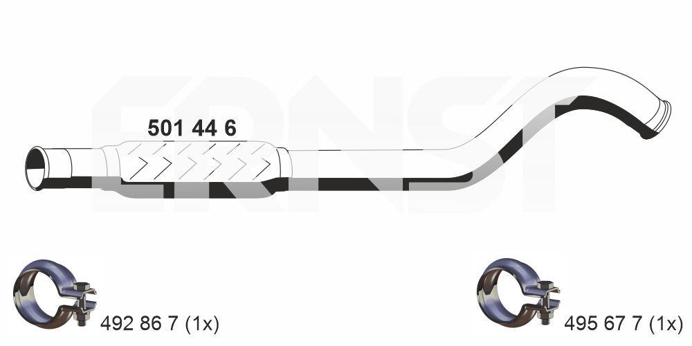 Rura wydechowa ERNST 501446