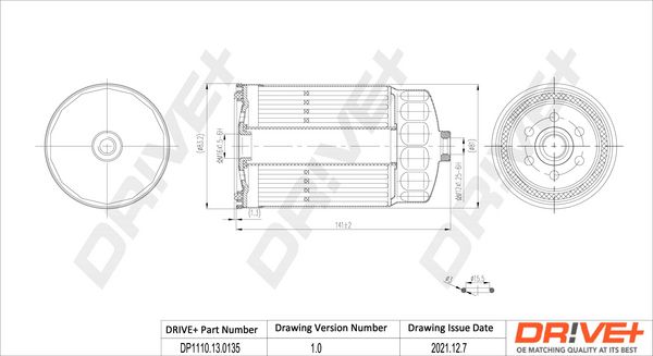Filtr paliwa DR!VE+ DP1110.13.0135
