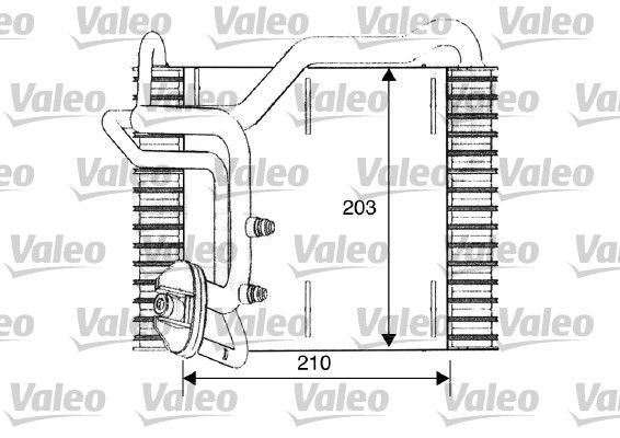 Parownik, klimatyzacja VALEO 817096