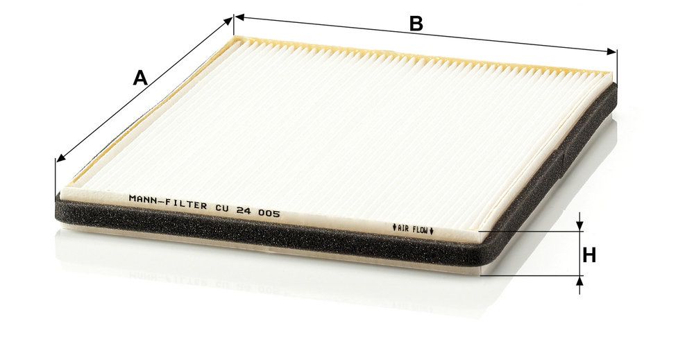 Levně Filtr, vzduch v interiéru MANN-FILTER CU 24 005