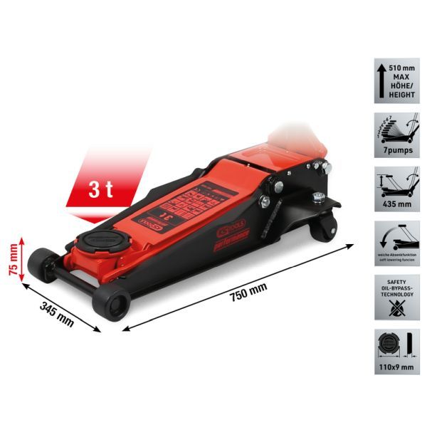 Cric hidraulic carucior KS TOOLS 160.1020