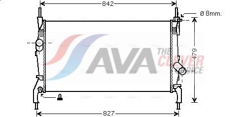 Радиатор, охлаждение двигателя