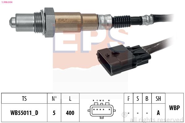 Sonda lambda EPS 1.998.504