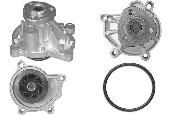 Pompe à eau, refroidissement du moteur