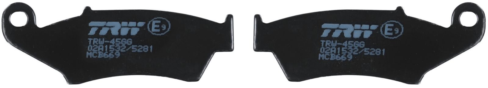 set placute frana,frana disc TRW Organic Allround MCB669