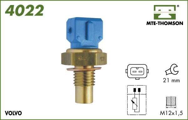 Czujnik, temperatura płynu chłodzącego MTE-THOMSON 4022