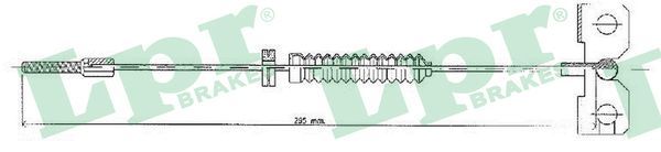 Тросик, cтояночный тормоз