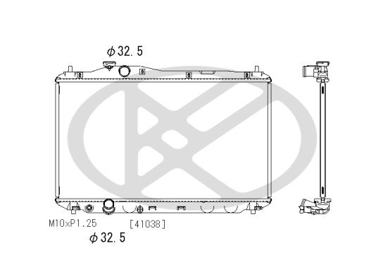 Radiator, racire motor KOYORAD PL082908R