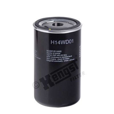 Hydraulický filtr, automatická převodovka HENGST-FILTRY MASZYNY I CIEZAROWKI H14WD01