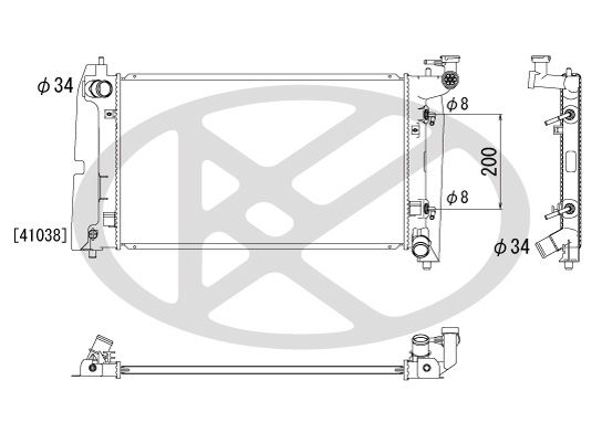 Radiator, racire motor KOYORAD PL011172