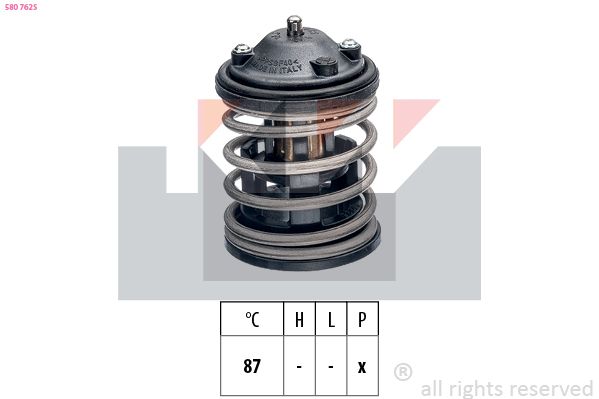 Termostat, środek chłodzący KW 580 762S
