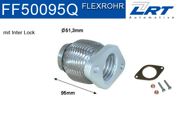 Teava flexibila, esapament LRT FF50095Q