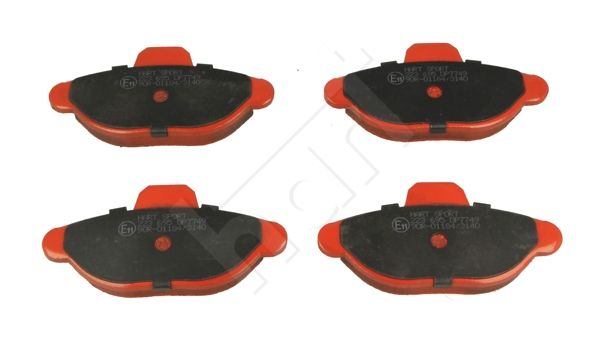 Zestaw klocków hamulcowych, hamulce tarczowe HART 223 695