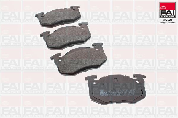 Zestaw klocków hamulcowych, hamulce tarczowe FAI AUTOPARTS BP416