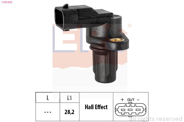 Czujnik, pozycja wałka rozrządu EPS 1.953.832