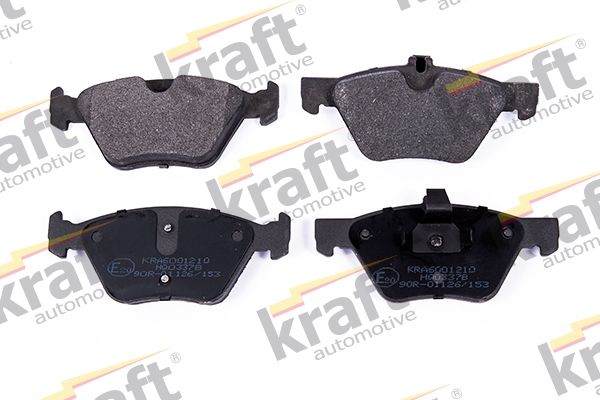 Zestaw klocków hamulcowych, hamulce tarczowe KRAFT AUTOMOTIVE 6001210