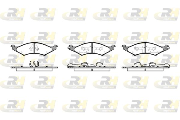 Zestaw klocków hamulcowych, hamulce tarczowe ROADHOUSE 2527.00