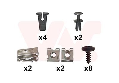 Set montaj, bara protectie VAN WEZEL 4907793