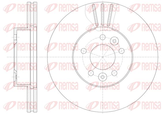 Tarcza hamulcowa KAWE 62014 10