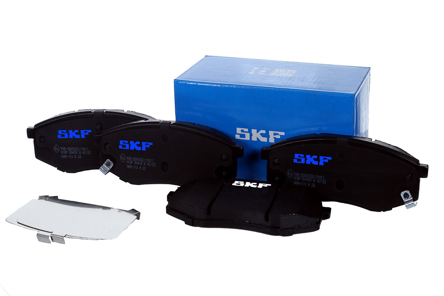 Sada brzdových platničiek kotúčovej brzdy SKF VKBP 80430 A
