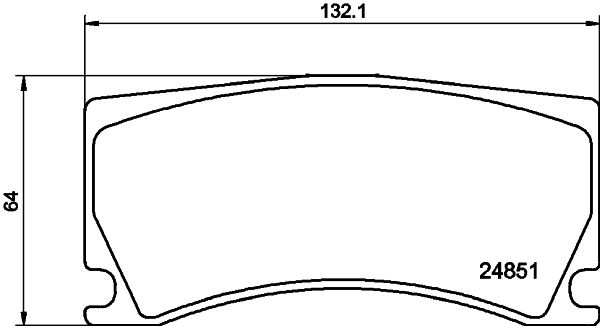 Zestaw klocków hamulcowych, hamulce tarczowe HELLA PAGID 8DB 355 014-101
