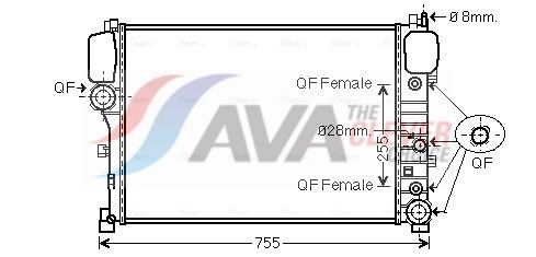 Радиатор, охлаждение двигателя