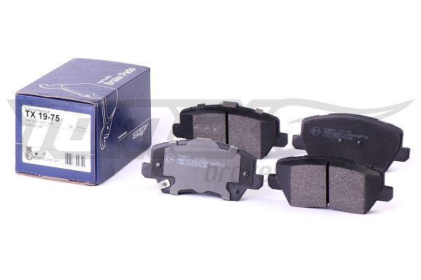 Levně Sada brzdových destiček, kotoučová brzda TOMEX Brakes 19-75