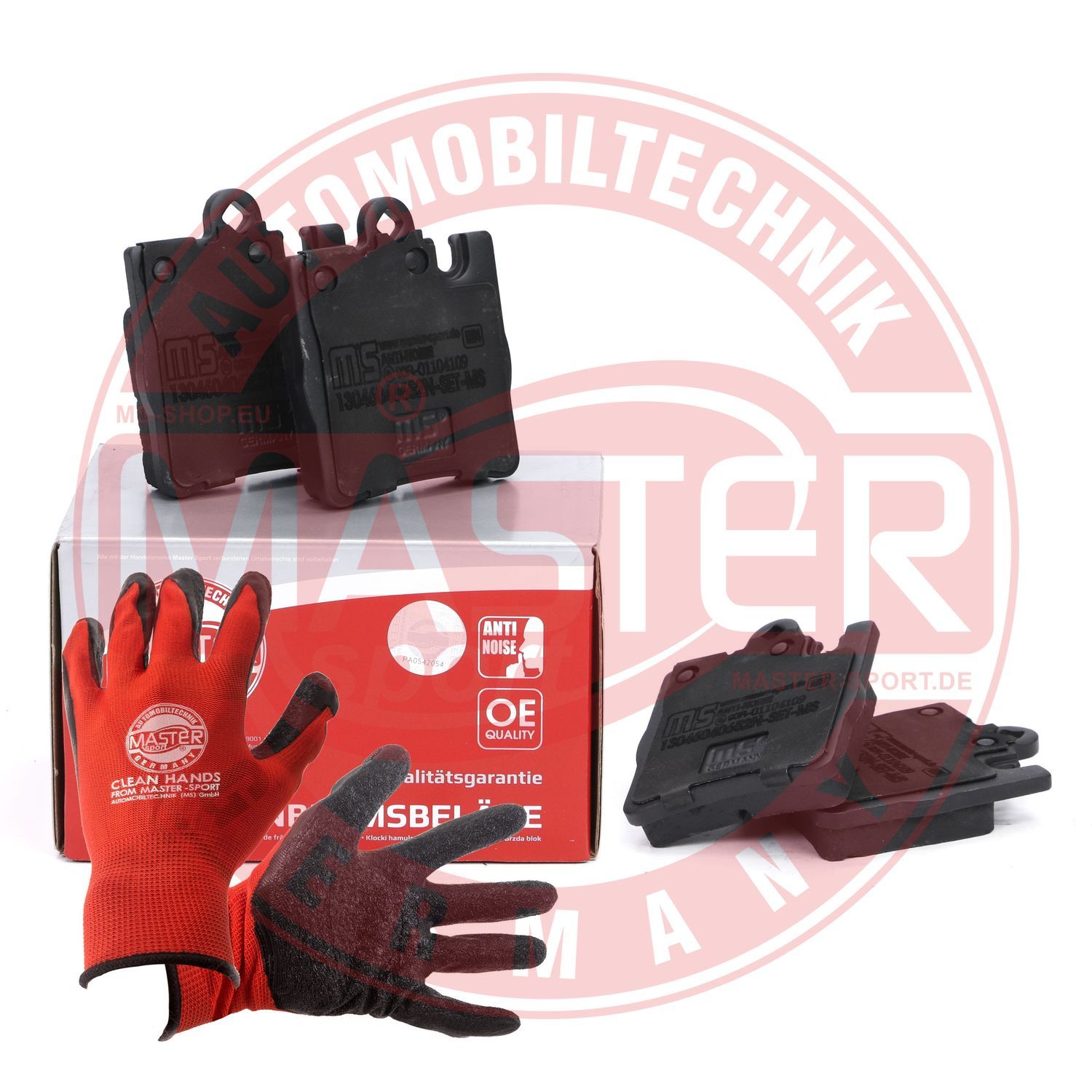 Zestaw klocków hamulcowych, hamulce tarczowe MASTER-SPORT GERMANY 13046040652N-SET-MSP