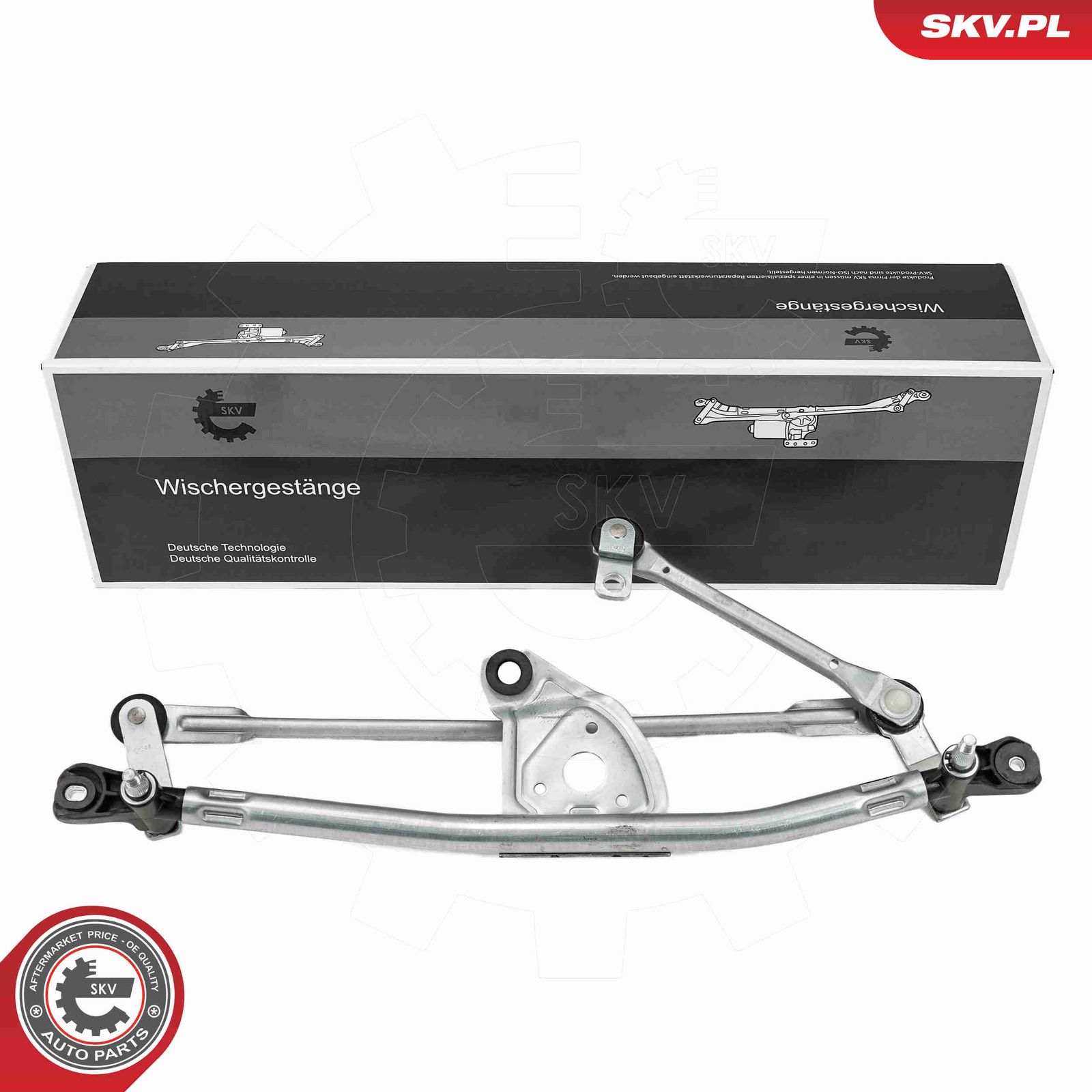 Система тяг и рычагов привода стеклоочистителя