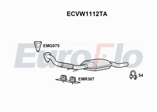 Katalizator EUROFLO 6K2253058X