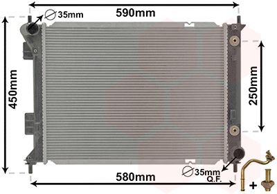 Radiateur, refroidissement du moteur