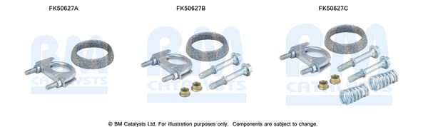 Zestaw montażowy, rura wydechowa BM CATALYSTS FK50627