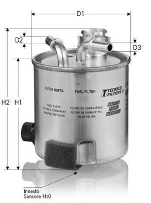 Filtr paliwa TECNECO FILTERS GS10292
