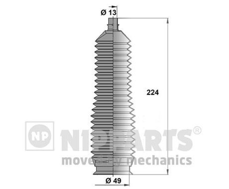 Zestaw osłon, układ kierowniczy NIPPARTS J2840301