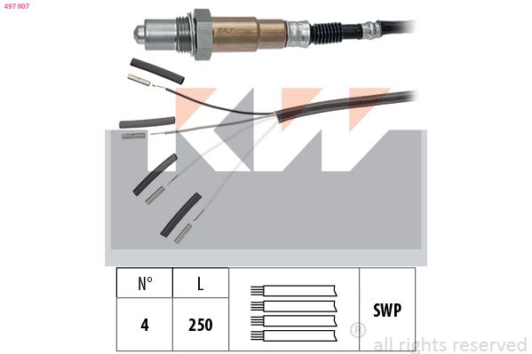 Sonda lambda KW 497 007
