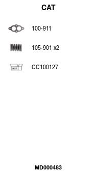 Katalizator FA1 MD000483