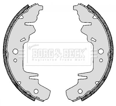 Zestaw szczęk hamulcowych BORG & BECK BBS6263