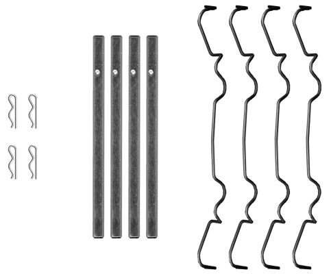 Set accesorii, placute frana TEXTAR 82079101