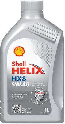 E-shop SHELL Motorový olej Helix HX8 5W-40, 550052794, 1L