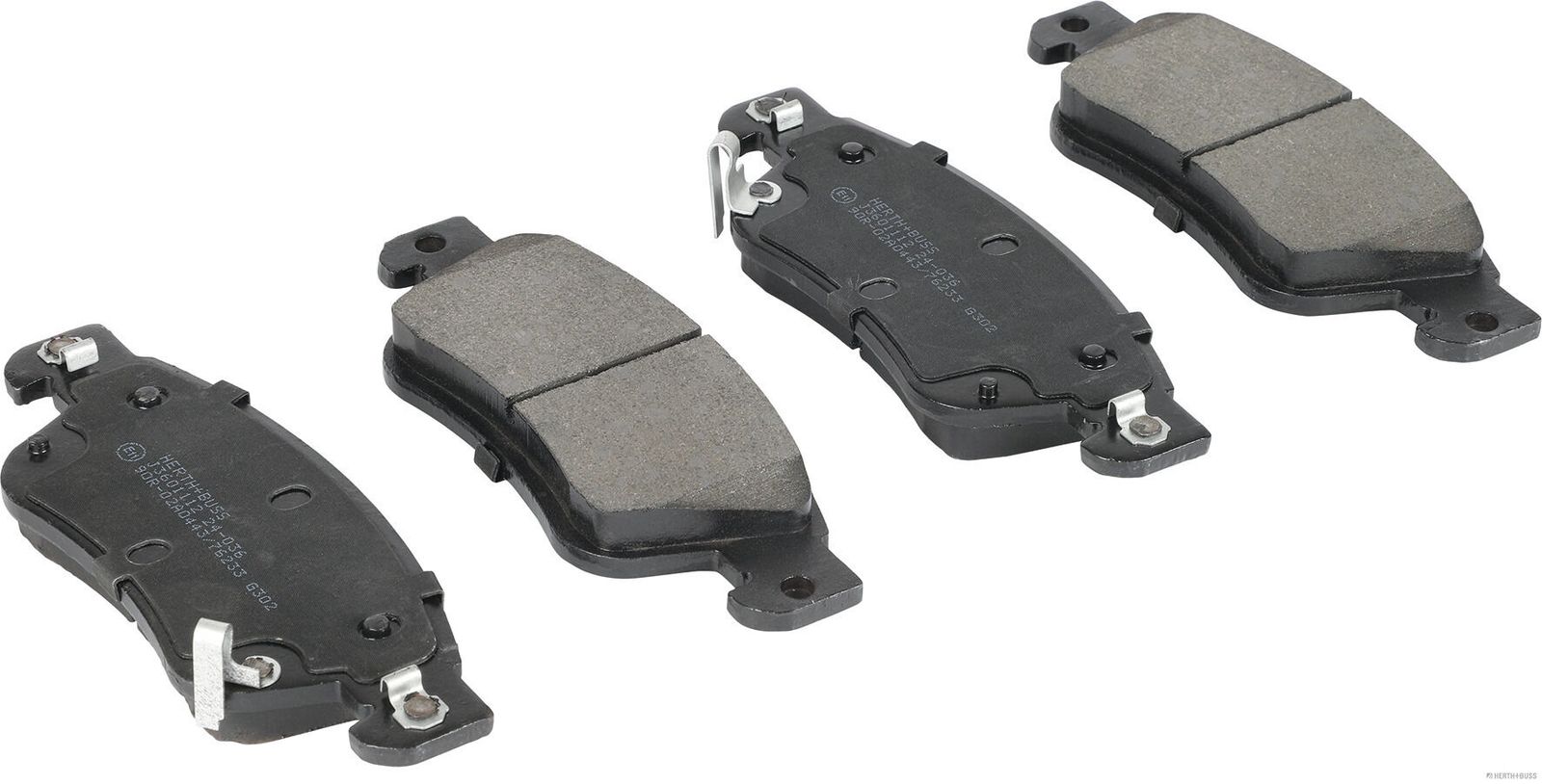 set placute frana,frana disc HERTH+BUSS JAKOPARTS J3601112