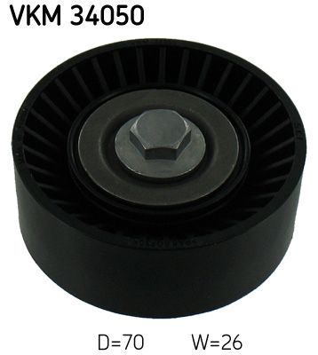 Vratná/vodiaca kladka rebrovaného klinového remeňa SKF VKM 34050