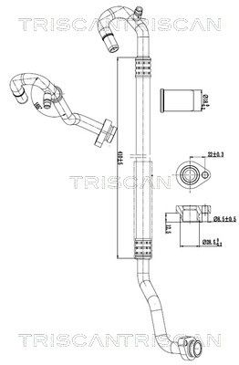 conducta presiune variabila,aer conditionat TRISCAN 9010 29085