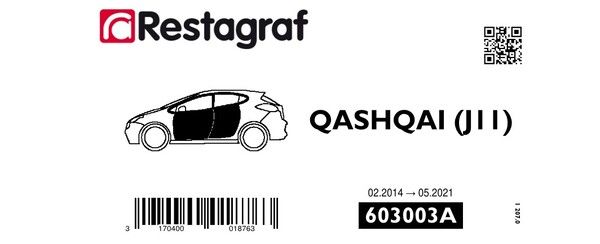 Set clipuri sustinere, caroserie RESTAGRAF 603003A