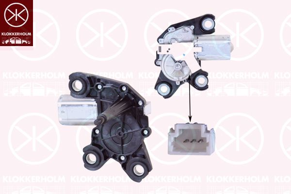 Silnik wycieraczek KLOKKERHOLM 55627170