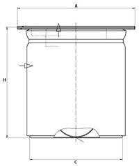 Filter, tryckluft MANN-FILTER LE 13 007 för INGERSOLL-RAND