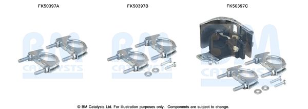 Zestaw montażowy, rura wydechowa BM CATALYSTS FK50397