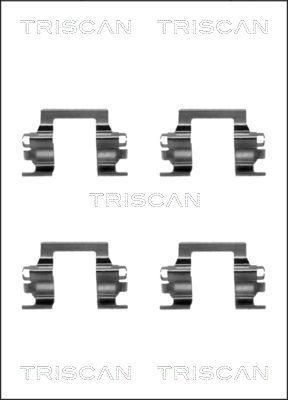 Zestaw akcesoriów, klocki hamulcowe TRISCAN 8105 601609